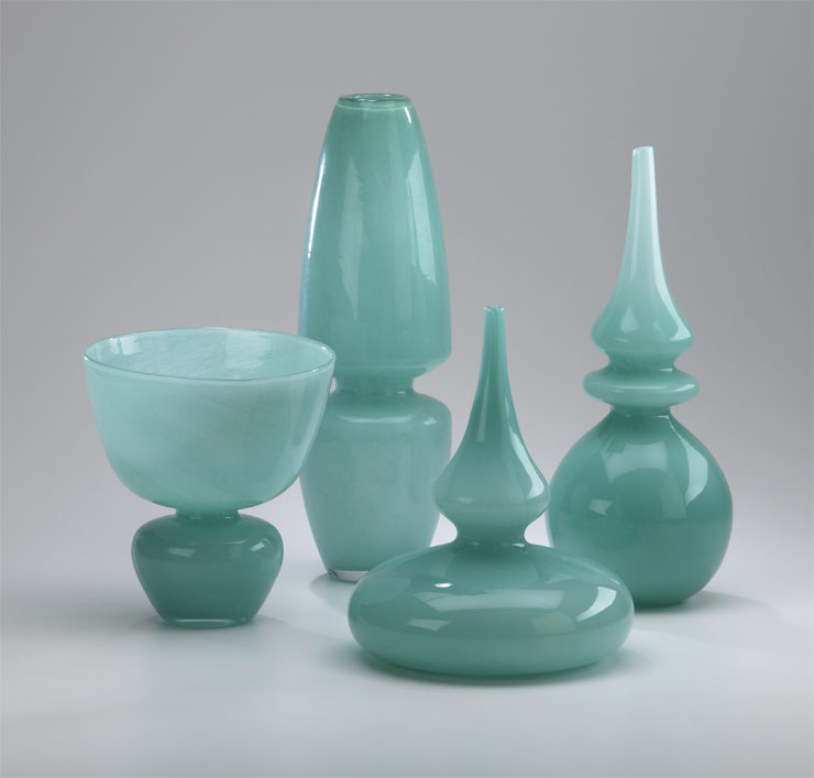 Turquoise Stupa Vase Collection - Image 2