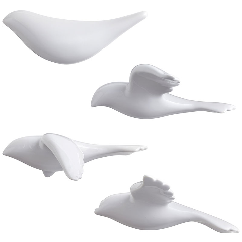 White Dove Wall Sculptures - Discontinued