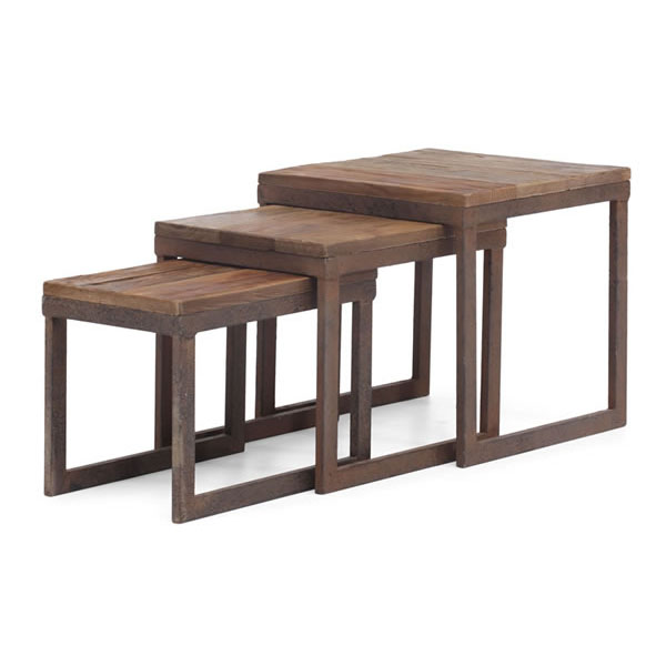 Civic Center Nesting Tables, Set of Three - Discontinued