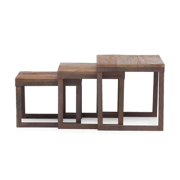 Civic Center Nesting Tables, Set of Three - Discontinued - Image 6