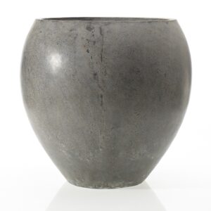 Newport Round Concrete Pots, Set of Two