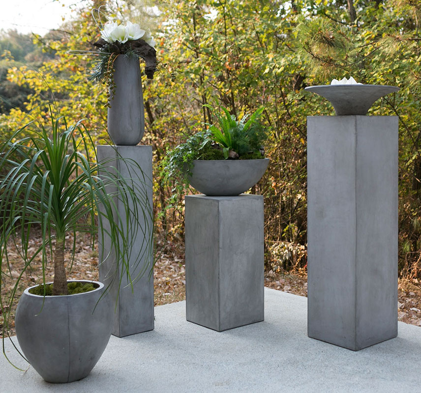 Newport Modern Square Concrete Columns