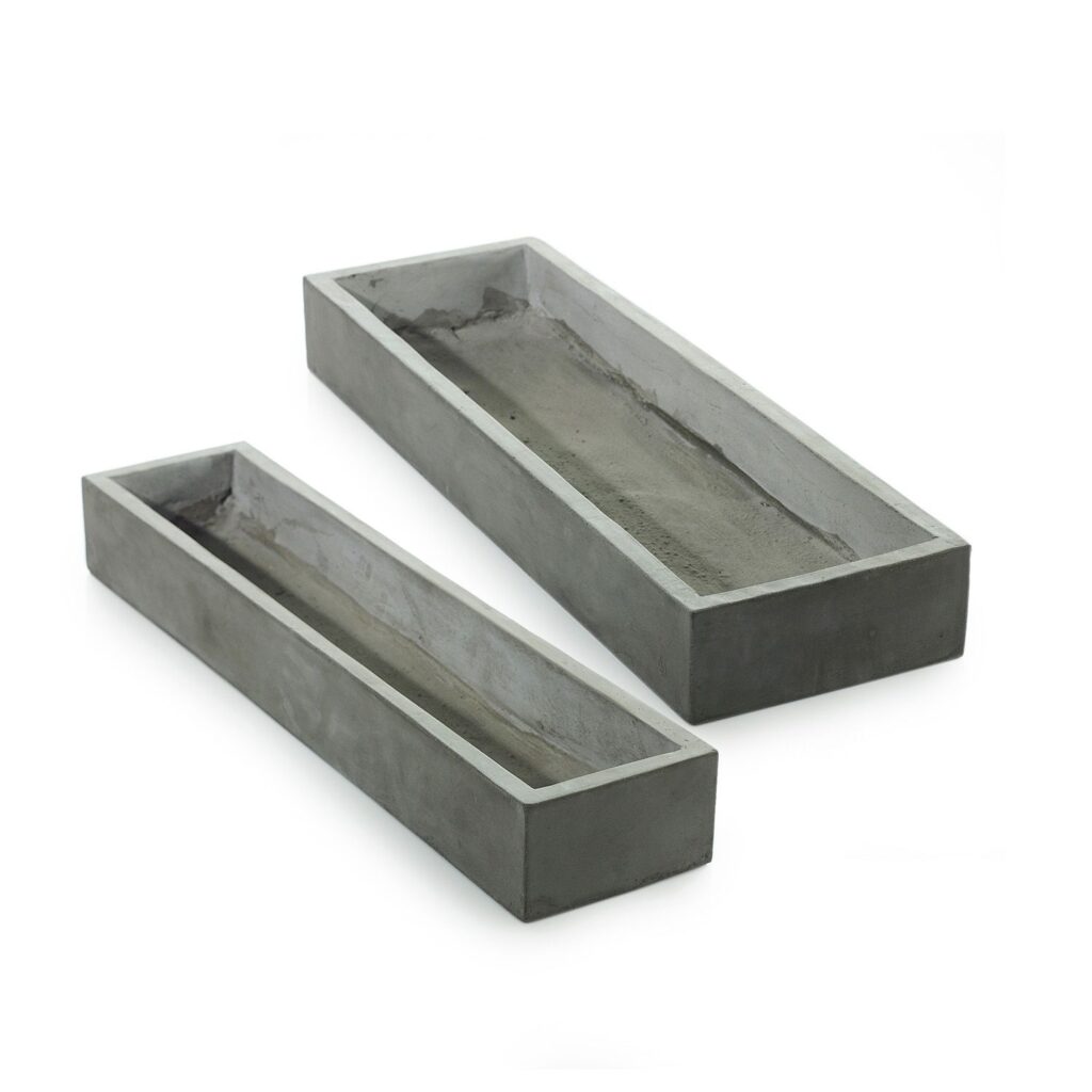 Newport Rectangular Concrete Planters