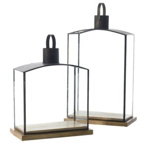 Nuevo Window Sill Lantern Set of Two