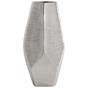 obverse-small-textured-aluminum-silver-nickel-faceted-tall-round-vase-moss-manor-CN07104.jpg