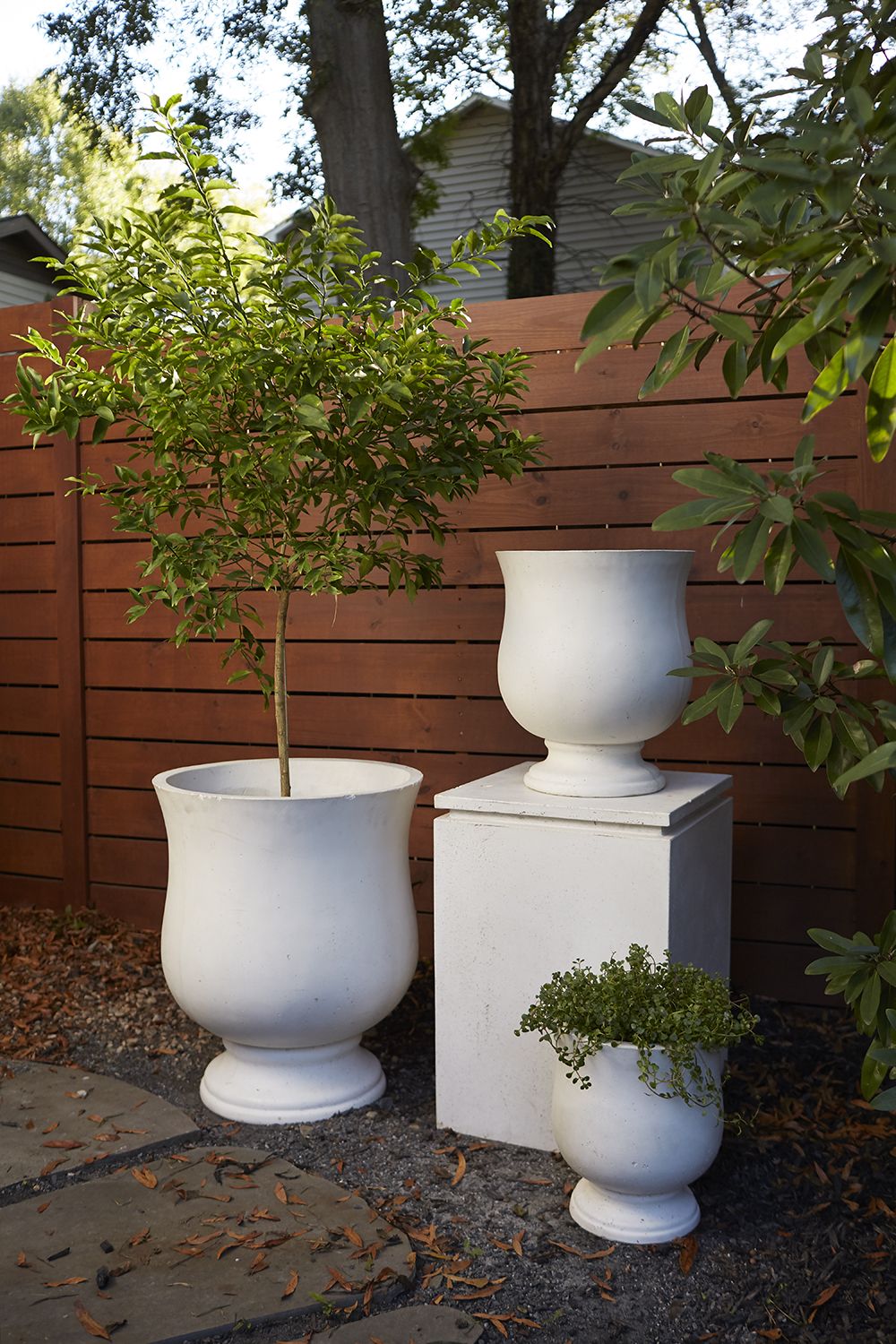 Portland White Concrete Urn - Image 2