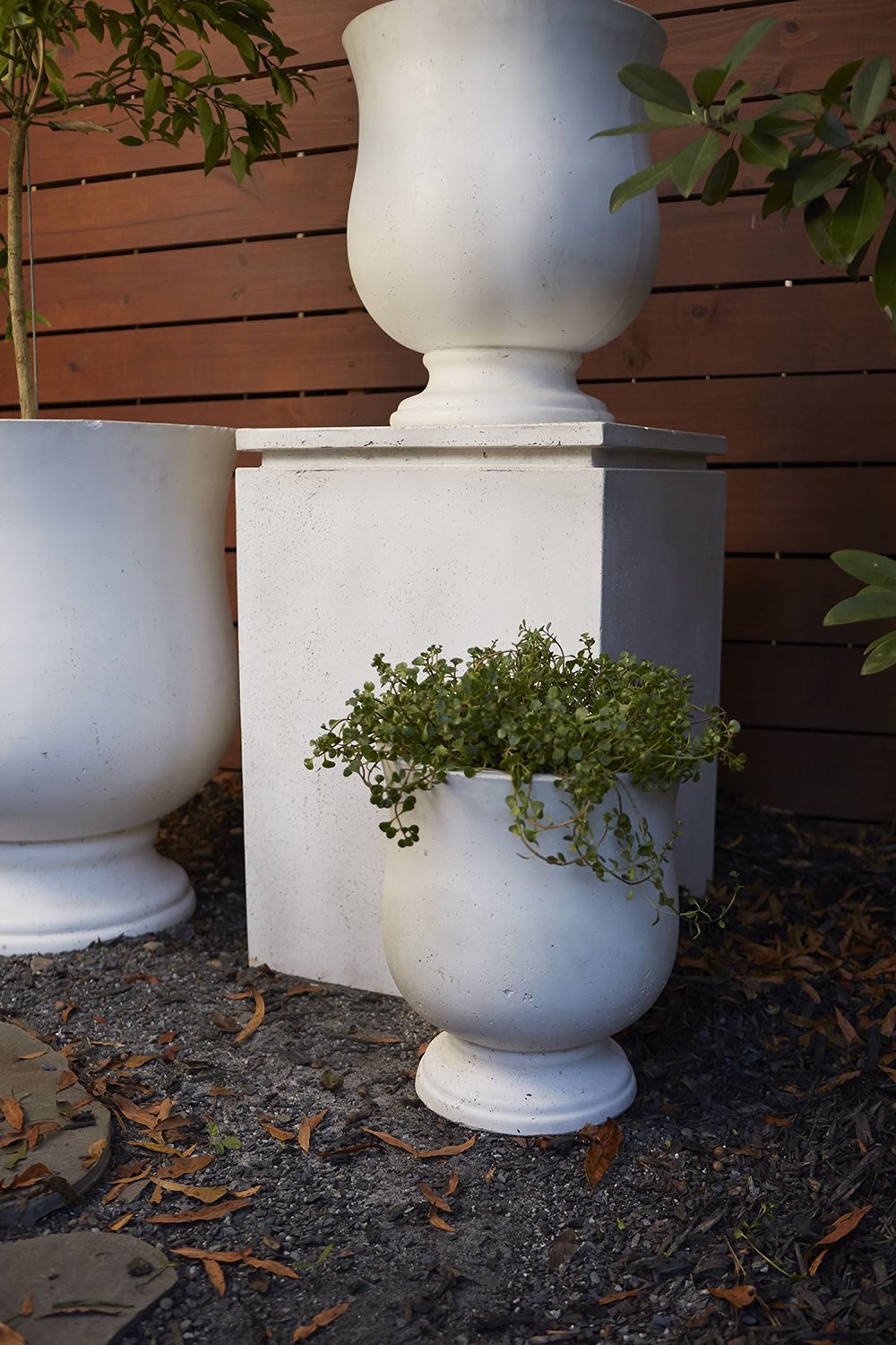 Portland White Concrete Urn - Image 4