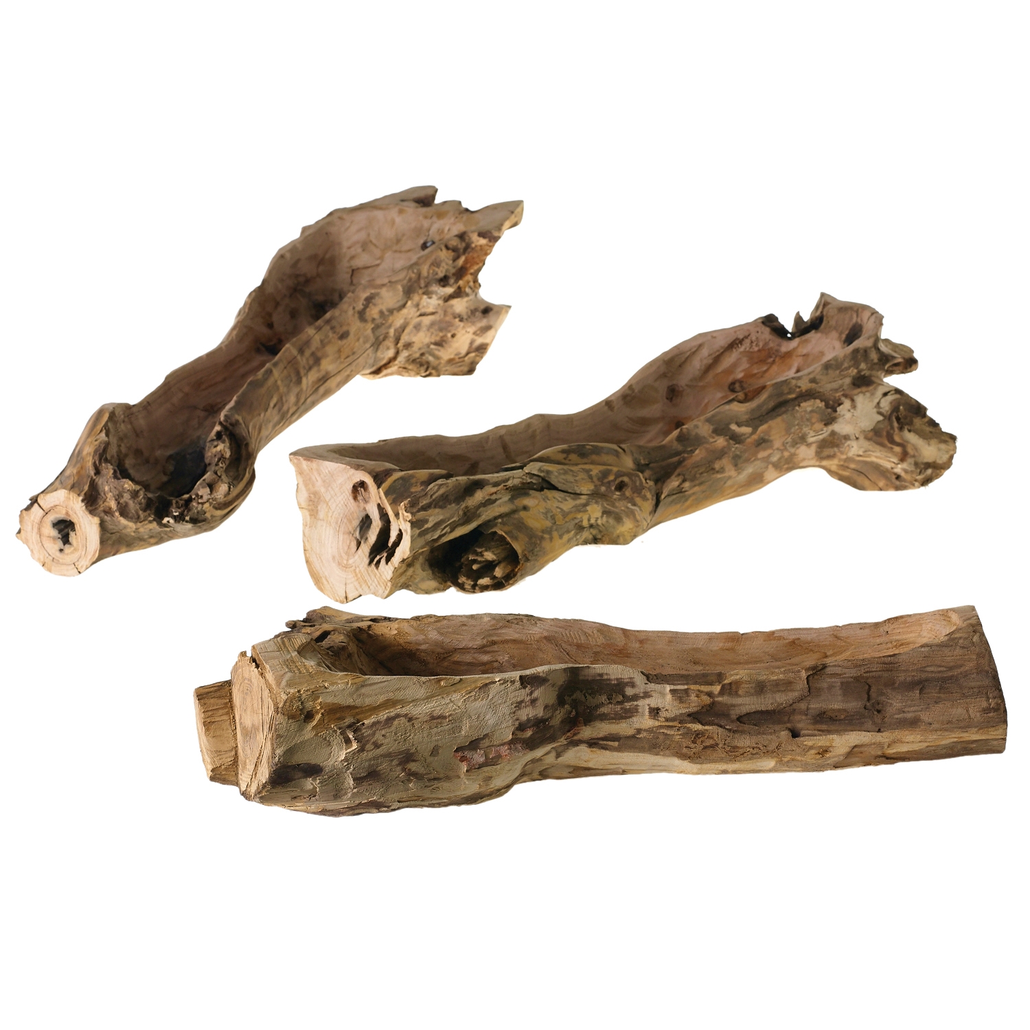 Reclaimed Chestnut Pieces, Set of Three - Discontinued