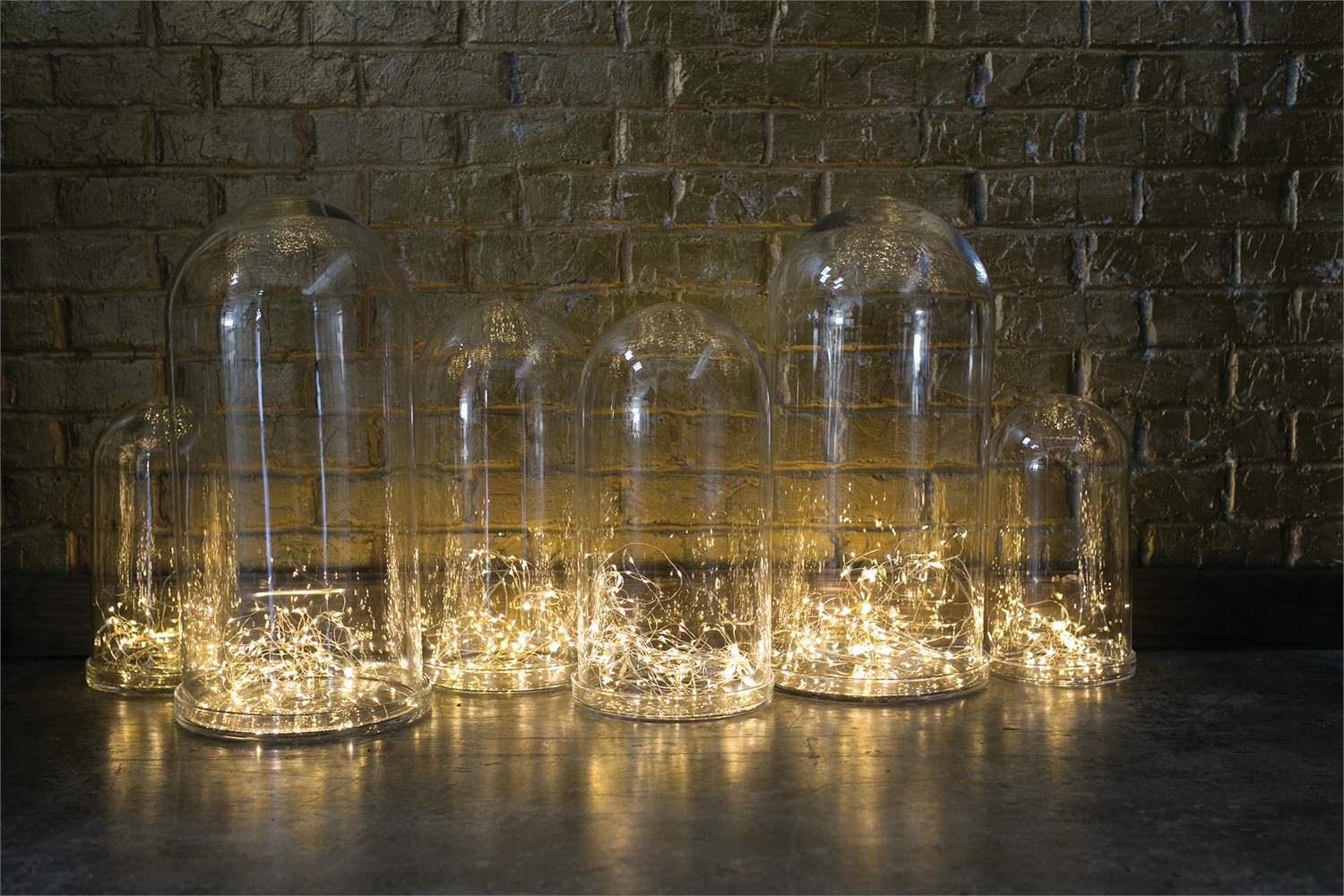 Renoir Oversized Glass Cloche Collection, Set of Three - Image 3