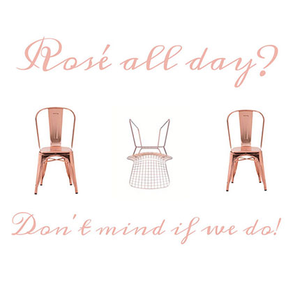 Say Hello: Rose Gold Decor