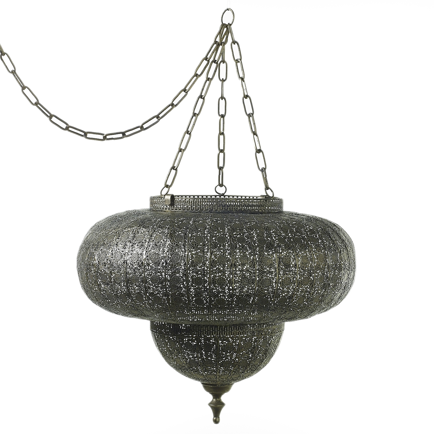 Tangier Moroccan Hanging Candle Chandelier - Discontinued