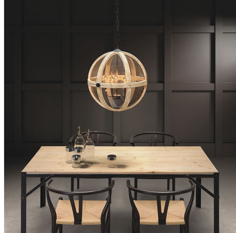 Globetrotter Wooden Ceiling Light - Discontinued - Image 2