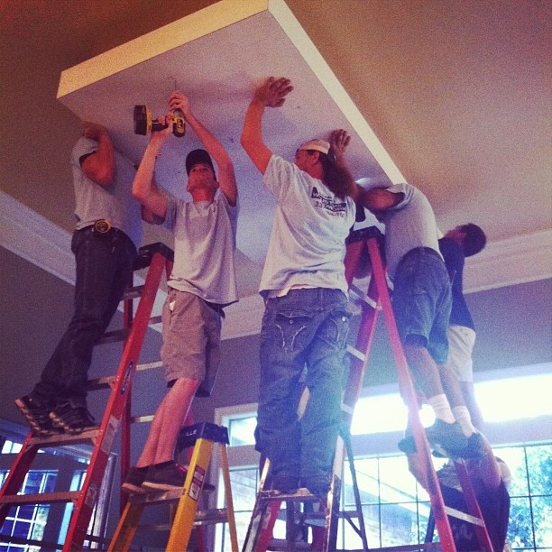 Project in Progress: Drop Ceiling Install