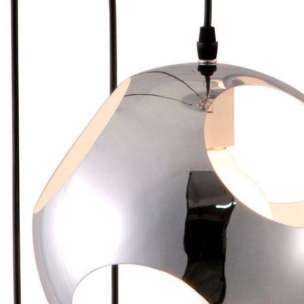 Wind Chime Chrome Ceiling Light